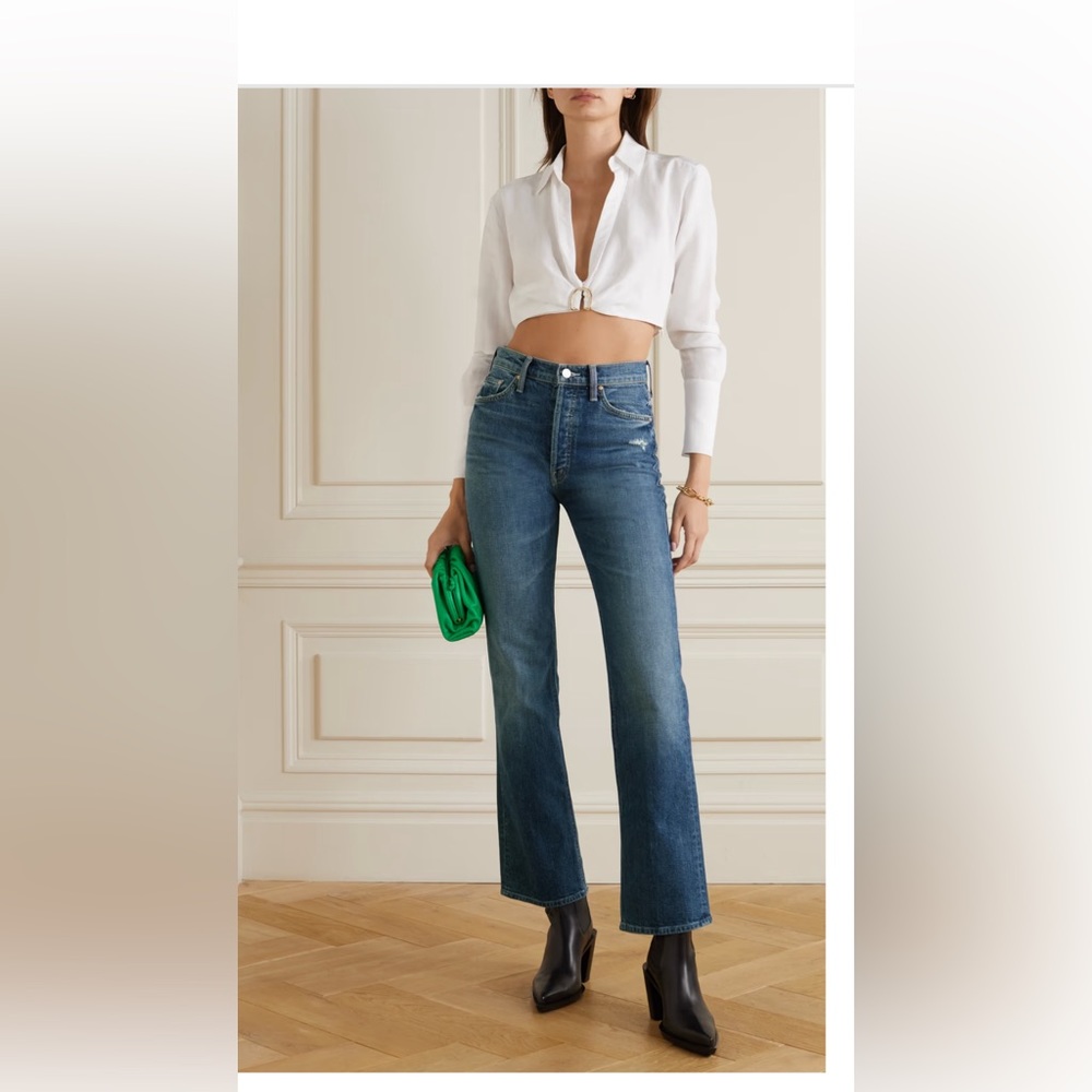 Mother The Tripper Sneak Jeans